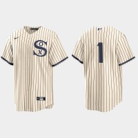 Chicago Chicago White Sox #1 Nick Madrigal Men's Nike White 2021 Field of Dreams Game MLB Jersey
