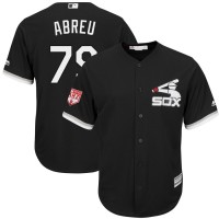 Chicago White Sox #79 Jose Abreu Black 2019 Spring Training Cool Base Stitched MLB Jersey