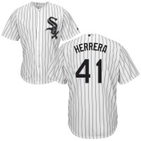Chicago White Sox #41 Kelvin Herrera Cool Base White Stitched MLB Jersey