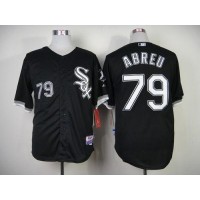Chicago White Sox #79 Jose Abreu Black Cool Base Stitched MLB Jersey