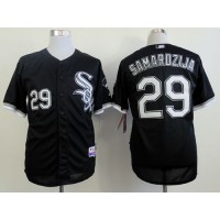 Chicago White Sox #29 Jeff Samardzija Black Cool Base Stitched MLB Jersey
