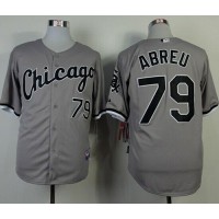 Chicago White Sox #79 Jose Abreu Grey Cool Base Stitched MLB Jersey