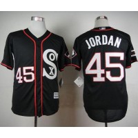 Chicago White Sox #45 Michael Jordan Black New Cool Base Stitched MLB Jersey
