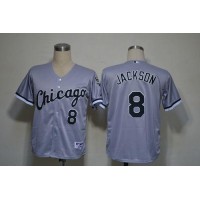 Chicago White Sox #8 Bo Jackson Grey Stitched MLB Jersey