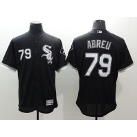 Chicago White Sox #79 Jose Abreu Black Flexbase Authentic Collection Stitched MLB Jersey