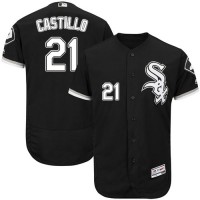 Chicago White Sox #21 Welington Castillo Black Flexbase Authentic Collection Stitched MLB Jersey