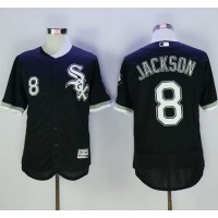 Chicago White Sox #8 Bo Jackson Black Flexbase Authentic Collection Stitched MLB Jersey