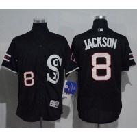 Chicago White Sox #8 Bo Jackson Black New Flexbase Authentic Collection Stitched MLB Jersey