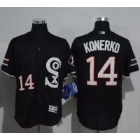 Chicago White Sox #14 Paul Konerko Black New Flexbase Authentic Collection Stitched MLB Jersey
