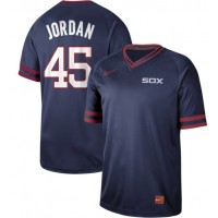 Nike Chicago White Sox #45 Michael Jordan Navy Authentic Cooperstown Collection Stitched MLB Jerseys