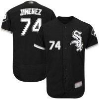 Chicago White Sox #74 Eloy Jimenez Black Flexbase Authentic Collection Stitched MLB Jerseys
