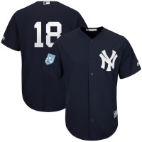 New York Yankees #18 Didi Gregorius Navy Blue 2019 Spring Training Cool Base Stitched MLB Jersey