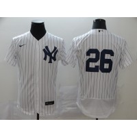 New York New York Yankees #26 DJ LeMahieu Men's Nike White Navy Home 2020 Authentic Player MLB Jersey
