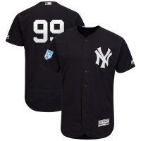 New York Yankees #99 Aaron Judge Navy 2019 Spring Training Flex Base Stitched MLB Jersey
