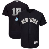 New York Yankees #18 Didi Gregorius Navy Alternate 2019 Spring Training Flex Base Stitched MLB Jersey