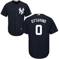 New York Yankees #0 Adam Ottavino Navy Cool Base Stitched MLB Jersey