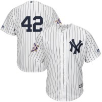 New York New York Yankees #42 Majestic 2019 Jackie Robinson Day Official Cool Base Jersey White