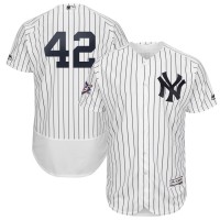 New York New York Yankees #42 Majestic 2019 Jackie Robinson Day Flex Base Jersey White
