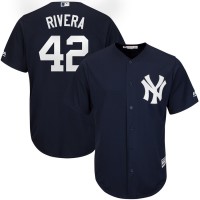 New York New York Yankees #42 Mariano Rivera Majestic 2019 Hall of Fame Cool Base Player Jersey Navy