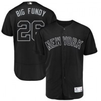 New York New York Yankees #26 DJ LeMahieu Big Fundy Majestic 2019 Players' Weekend Flex Base Authentic Player Jersey Black