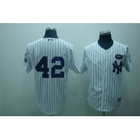 New York Yankees #42 Mariano Rivera White GMS The Boss Stitched MLB Jersey