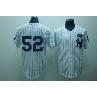 New York Yankees #52 C.C. Sabathia White GMS The Boss Stitched MLB Jersey