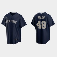 New York New York Yankees #48 Anthony Rizzo Men's Nike Navy MLB Jersey