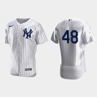 New York New York Yankees #48 Anthony Rizzo Men's Nike White Authentic Home MLB Jersey