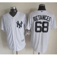 New York Yankees #68 Dellin Betances White Strip New Cool Base Stitched MLB Jersey