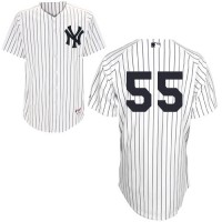 New York Yankees #55 Russell Martin White Stitched MLB Jersey