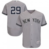 New York Yankees #29 Gio Urshela Grey Flexbase Authentic Collection Stitched MLB Jersey