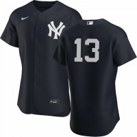 New York New York Yankees #13 Joey Gallo Men's Nike Black Authentic Alternate MLB Jersey