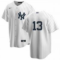 New York New York Yankees #13 Joey Gallo Men's Nike White Home MLB Jersey - No Name