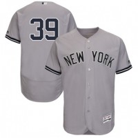 New York Yankees #39 Mike Tauchman Grey Flexbase Authentic Collection Stitched MLB Jersey