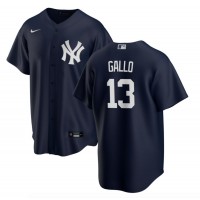 New York New York Yankees #13 Joey Gallo Men's Nike Black Alternate MLB Jersey