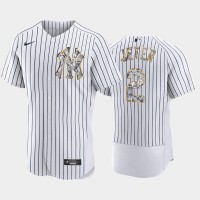 New York New York Yankees #2 Derek Jeter Men's Nike Diamond Edition MLB Jersey - Navy