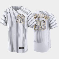 New York New York Yankees #28 Josh Donaldso Men's Nike Diamond Edition MLB Jersey - Navy