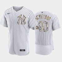 New York New York Yankees #40 Luis Severino Men's Nike Diamond Edition MLB Jersey - Navy