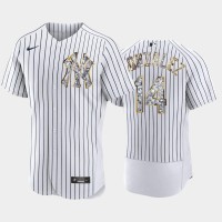 New York New York Yankees #14 Marwin Gonzalez Men's Nike Diamond Edition MLB Jersey - Navy