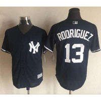 New York Yankees #13 Alex Rodriguez Navy Blue New Cool Base Stitched MLB Jersey