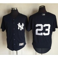 New York Yankees #23 Don Mattingly Navy Blue Flexbase Authentic Collection Stitched MLB Jersey