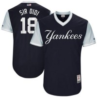 New York Yankees #18 Didi Gregorius Navy 
