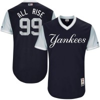 New York Yankees #99 Aaron Judge Navy 