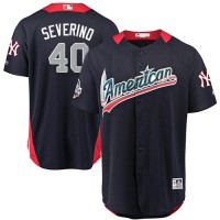 New York Yankees #40 Luis Severino Navy Blue 2018 All-Star American League Stitched MLB Jersey