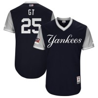 New York Yankees #25 Gleyber Torres Navy 