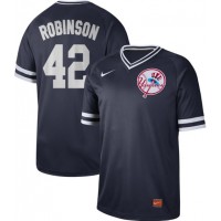 Nike New York Yankees #42 Jackie Robinson Navy Authentic Cooperstown Collection Stitched MLB Jersey