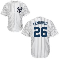 New York Yankees #26 DJ LeMahieu White Strip New Cool Base Stitched MLB Jersey