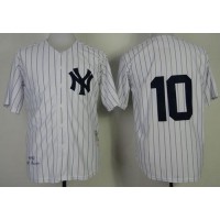 Mitchell and Ness 1952 New York Yankees #10 Phil Rizzuto Stitched White Throwback MLB Jersey