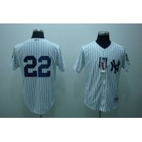 New York Yankees #22 Jacoby Ellsbury White Stitched MLB Jersey