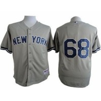 New York Yankees #68 Dellin Betances Grey Cool Base Stitched MLB Jersey